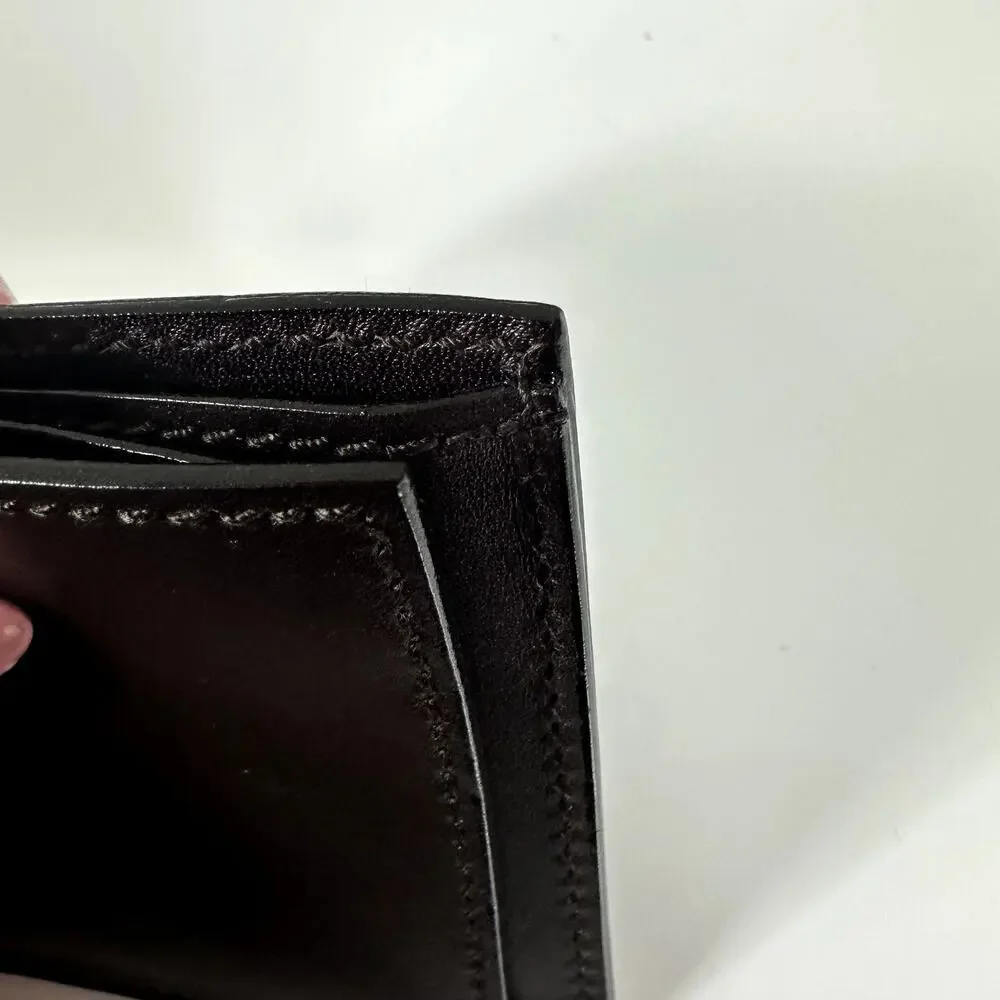 Gucci Pocket Mirror with Leather Case Authentic Vintage